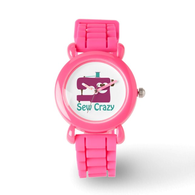 Reloj De Pulsera Sew Crazy (Anverso)