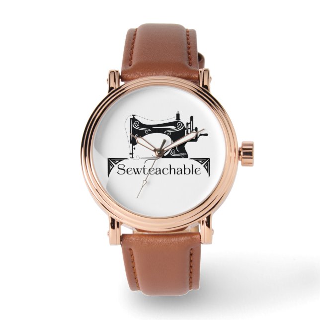 Reloj De Pulsera Sewteachable eWatch Watch (Brown) (Anverso)