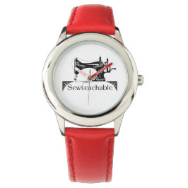 Reloj De Pulsera Sewteachable eWatch Watch (Red)