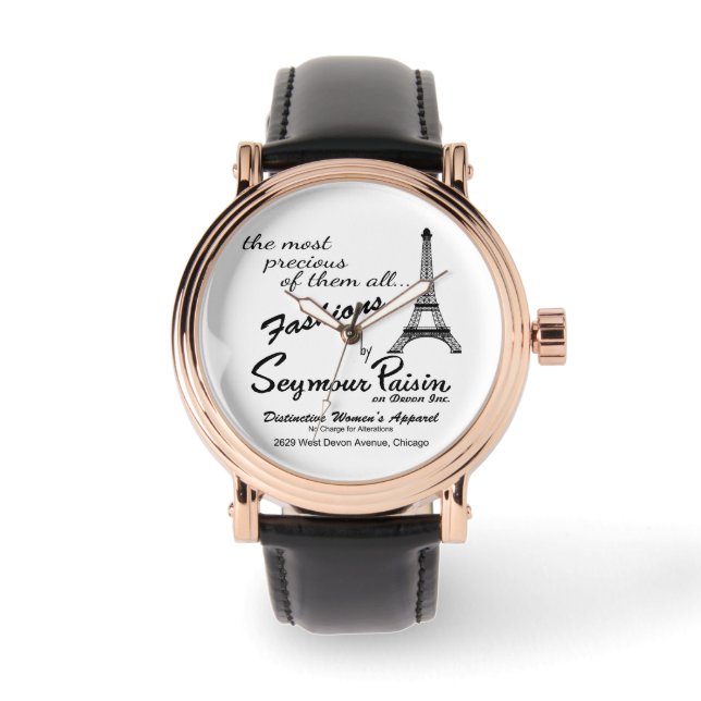 Reloj De Pulsera Seymour Paisin en Devon, Inc., Chicago, IL (Anverso)