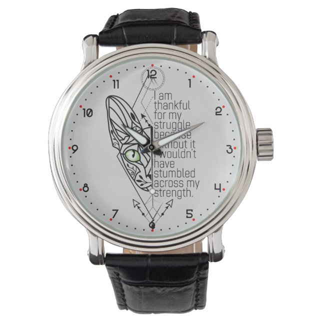 Reloj De Pulsera 😻 Sfinx con sabiduría (Anverso)