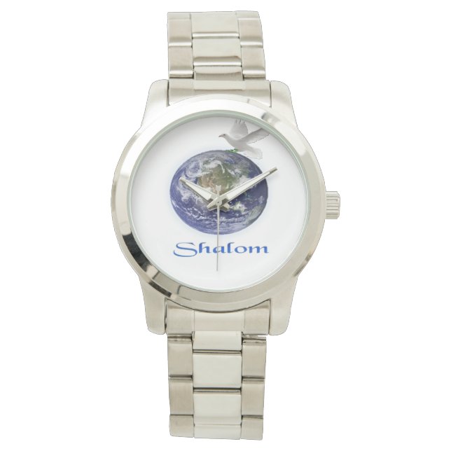 Reloj De Pulsera Shalom Jewish (Anverso)