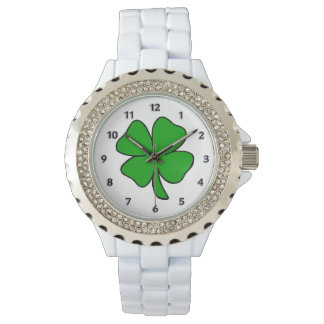 Reloj De Pulsera Shamrock irlandés