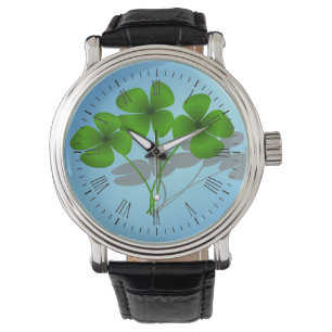 Reloj De Pulsera Shamrock irlandés