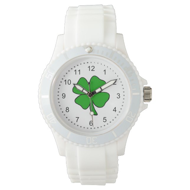 Reloj De Pulsera Shamrock irlandés (Anverso)