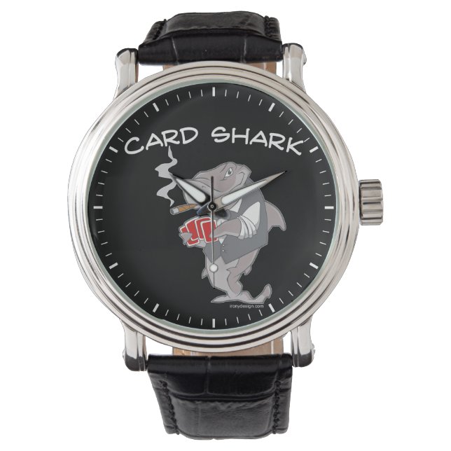Reloj De Pulsera Shark de tarjetas (Anverso)