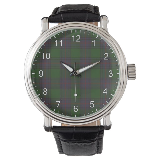 Reloj De Pulsera Shaw Clan Tartan (Anverso)