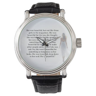 Reloj De Pulsera She was beautiful quote