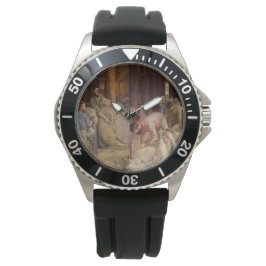 Reloj De Pulsera Shearing the Rams (Arte Australiano) (Tom Roberts)