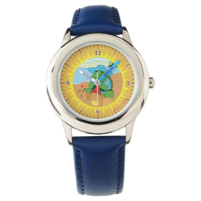 Reloj De Pulsera Sheldon en la playa (Anverso)