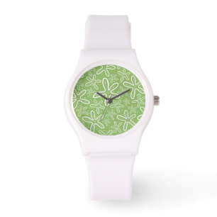 Reloj De Pulsera Shell modela en fondo manchado