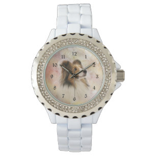 Reloj De Pulsera Sheltie hace frente