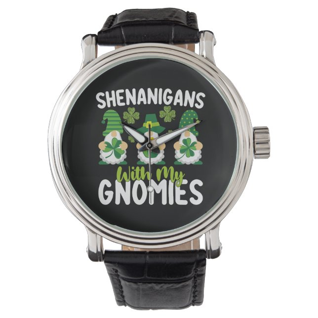 Reloj De Pulsera Shenanigans con mis genomas ganan el Día de San Pa (Anverso)