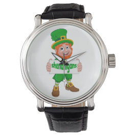 Reloj De Pulsera Shenanigans St. Patrick's Day Leprechaun St Pattys