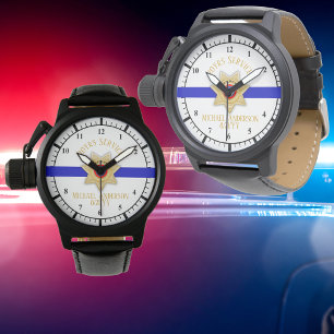Reloj De Pulsera Sherrif, Jubilación Aniversario del Servicio de Añ