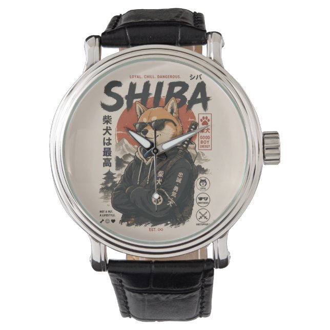 RELOJ DE PULSERA SHIBA EL PROTECTOR (Anverso)