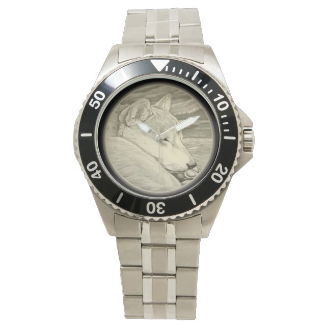 Reloj De Pulsera Shiba Inu Watch Dog Lover Shiba Inu Wriu Watch (Anverso)