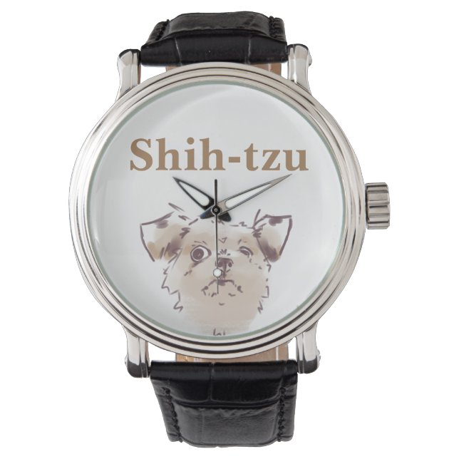 Reloj De Pulsera Shih-tzu (Anverso)