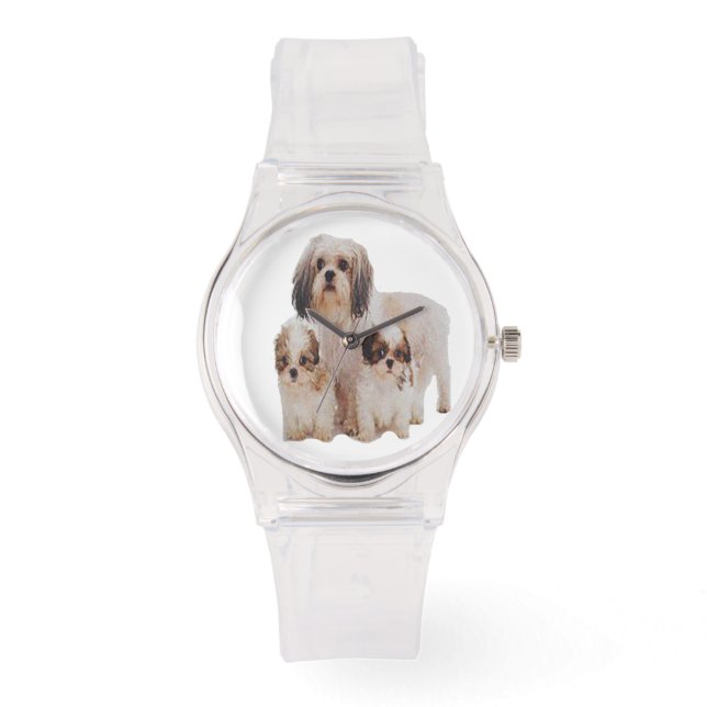 Reloj De Pulsera Shih-tzu-camisetas (Anverso)