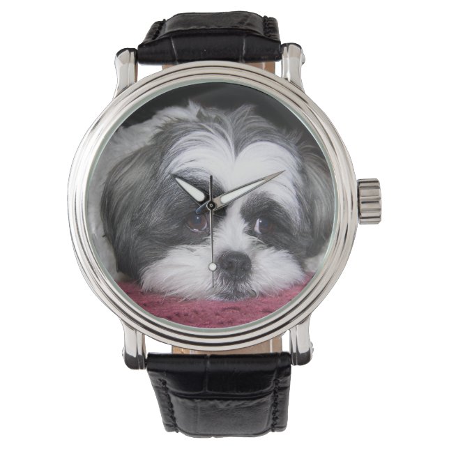 Reloj De Pulsera Shih Tzu Dog (Anverso)