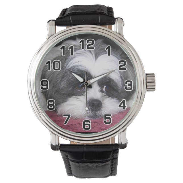 Reloj De Pulsera Shih Tzu Dog (Anverso)