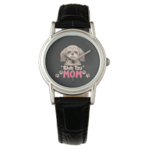Reloj De Pulsera Shih Tzu Mom