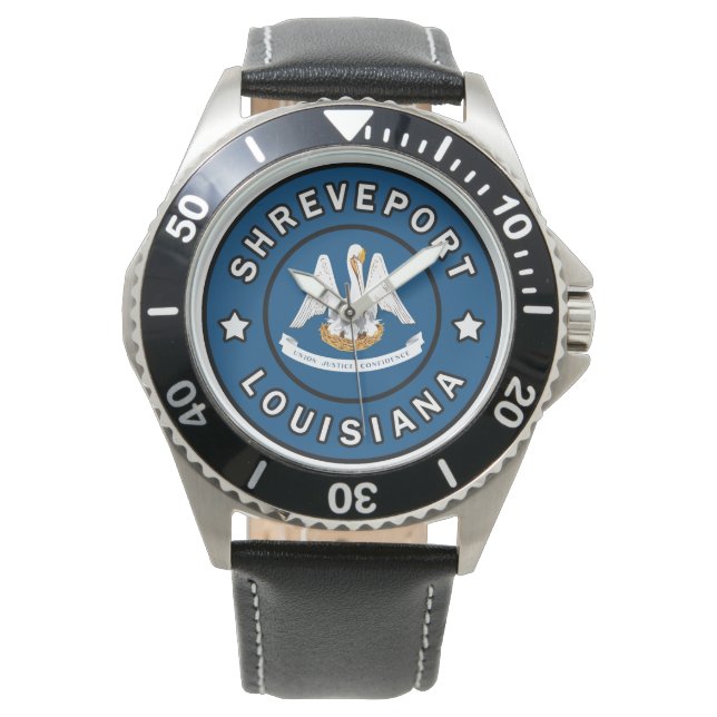 Reloj De Pulsera Shreveport Louisiana (Anverso)