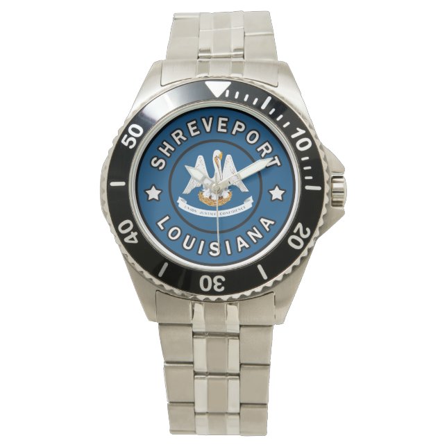 Reloj De Pulsera Shreveport Louisiana (Anverso)