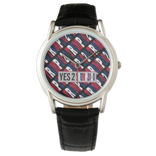 Reloj De Pulsera Sí 2 Elecciones presidenciales de Trump 2020 (Anverso)