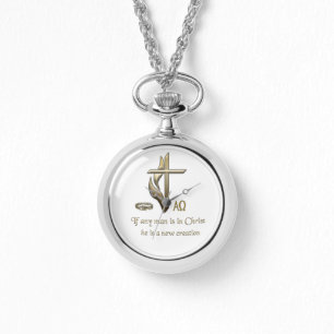Reloj De Pulsera Si algún hombre está en Cristo, es una nueva creac