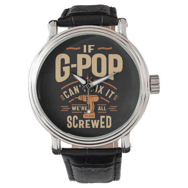 Reloj De Pulsera Si el G-Pop No Puede Arreglarlo Es Gracioso Abuelo (Anverso)