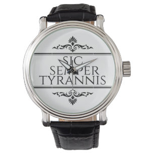 Reloj De Pulsera Sic Semper Tyrannis
