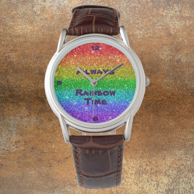 Reloj De Pulsera Siempre tiempo de arco iris (Subido por el creador)