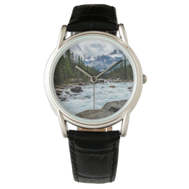 Reloj De Pulsera Sierra | Parque nacional Banff Alberta, Canadá (Anverso)