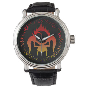 Reloj De Pulsera Siete pecados mortales Black Vintage Leather watch