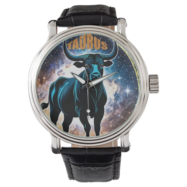 Reloj De Pulsera Signo de astrología de Taurus (Anverso)