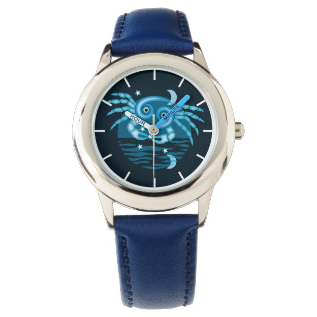 Reloj De Pulsera Signo de estrella zodiaca - Símbolo de cáncer (Anverso)