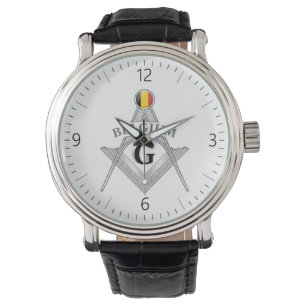 Reloj De Pulsera signo de la masonería belga