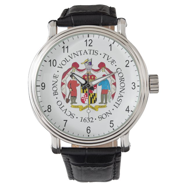 Reloj De Pulsera Signo de Maryland (Anverso)