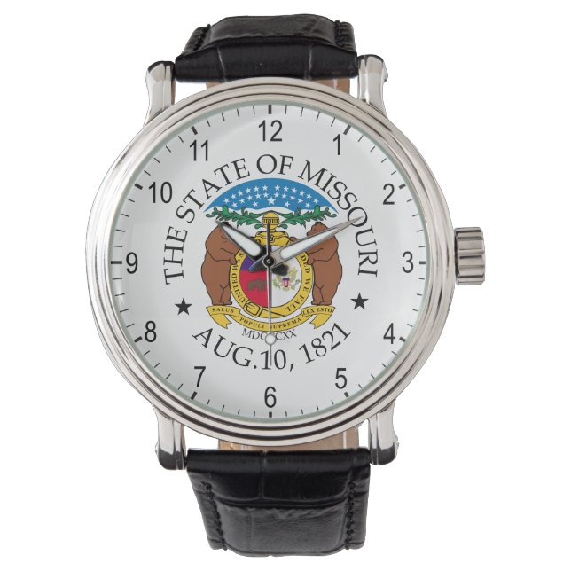Reloj De Pulsera Signo de Missouri (Anverso)