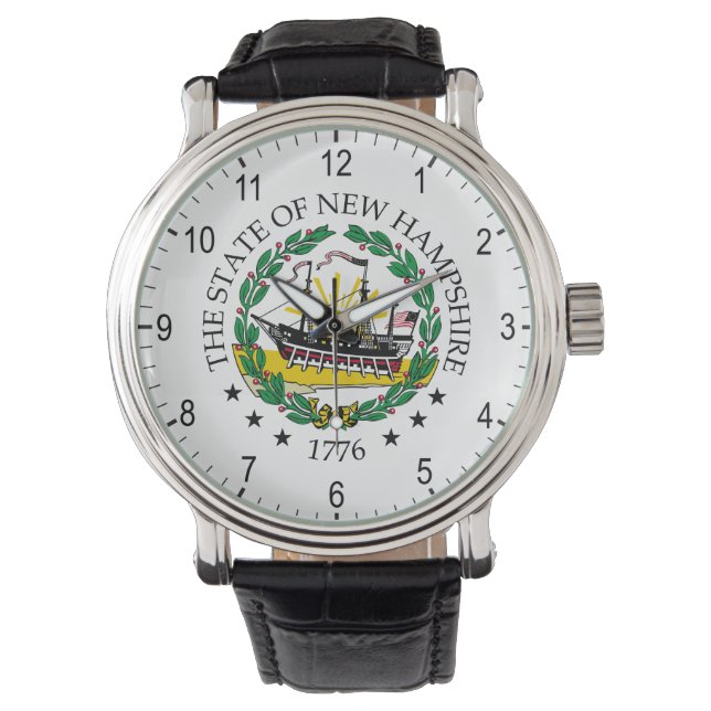 Reloj De Pulsera Signo de New Hampshire (Anverso)