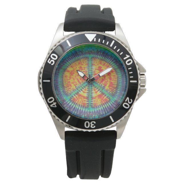 Reloj De Pulsera Signo de paz tinte (Anverso)