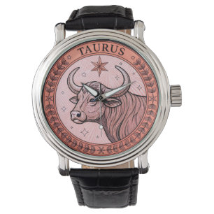 Reloj De Pulsera Signo de Taurus del zodiaco