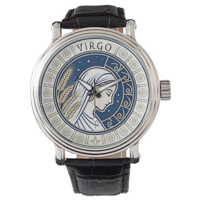 Reloj De Pulsera Signo de virgo del zodiaco (Anverso)
