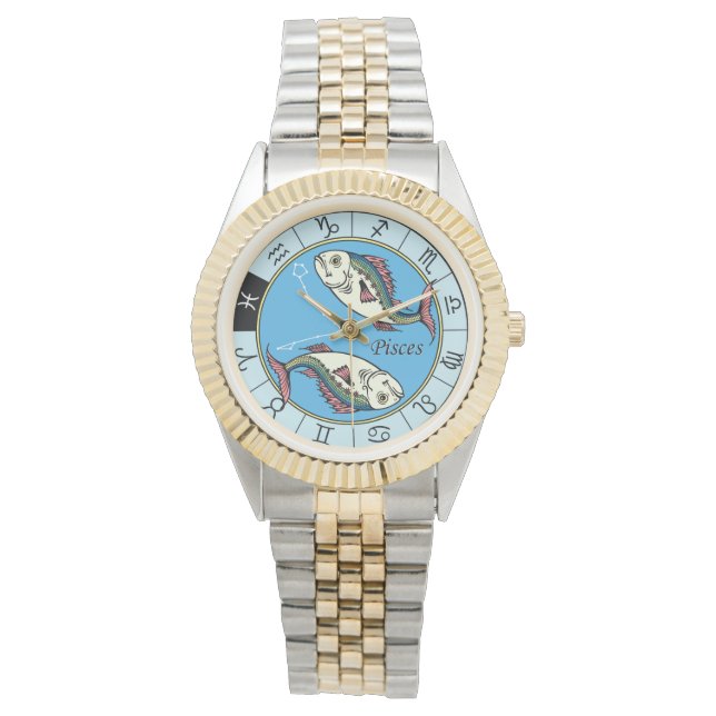 Reloj De Pulsera signo de zodiaco astrológico (Anverso)