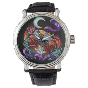 Reloj De Pulsera Signo de zodiaco de cáncer