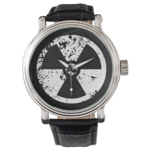 Reloj De Pulsera Signo radioactivo nuclear