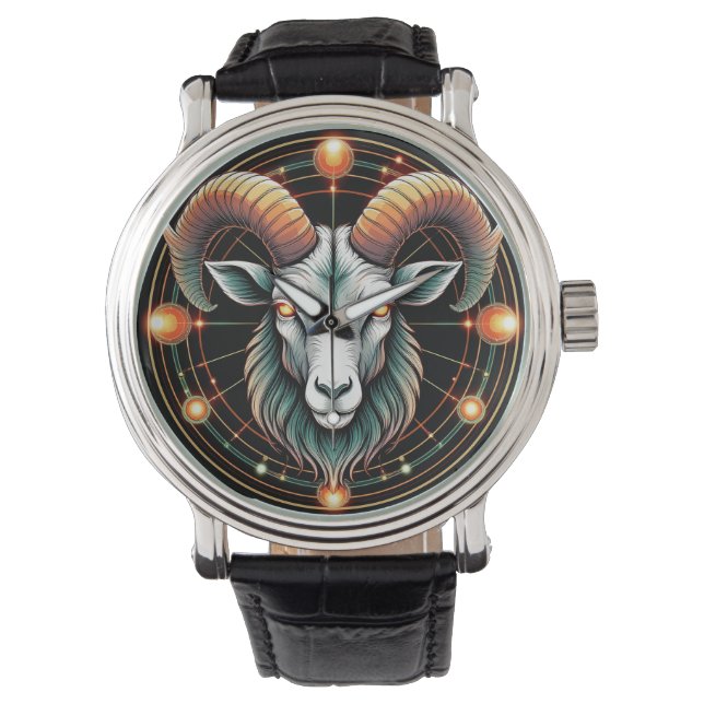 Reloj De Pulsera Signo zodiacal Aries (Anverso)