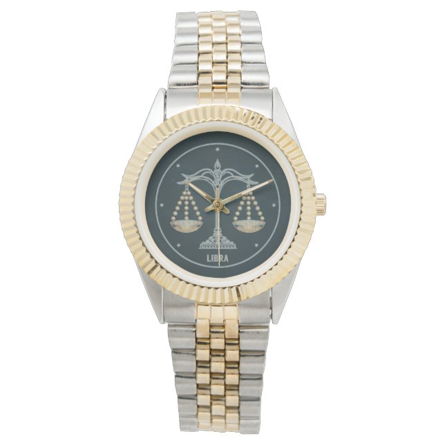 Reloj De Pulsera Signo zodiacal Libra (Anverso)