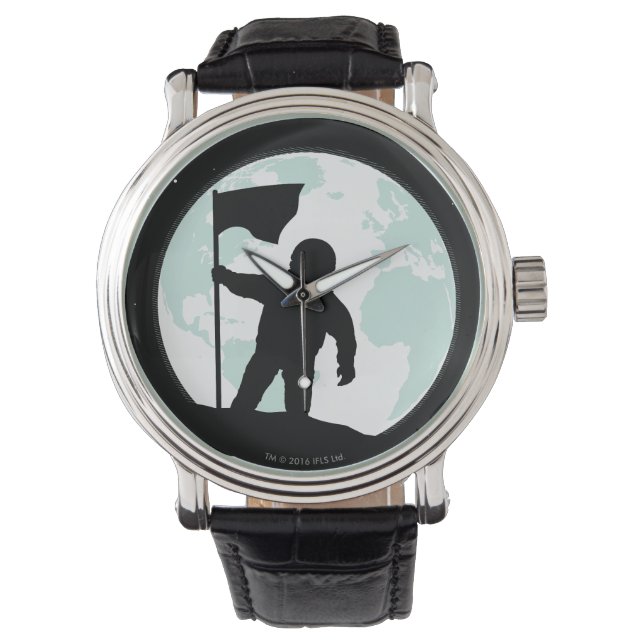 Reloj De Pulsera Silhouette Astronauta (Anverso)